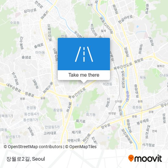 장월로2길 map