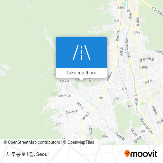 시루봉로1길 map