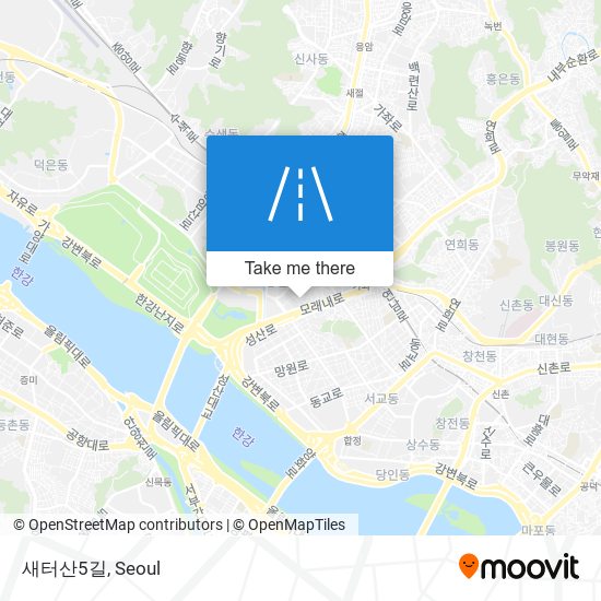 새터산5길 map