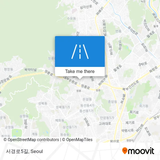 서경로5길 map