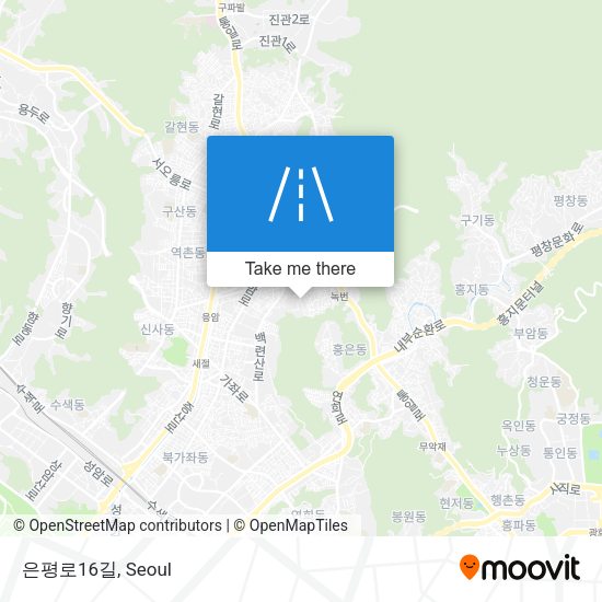 은평로16길 map