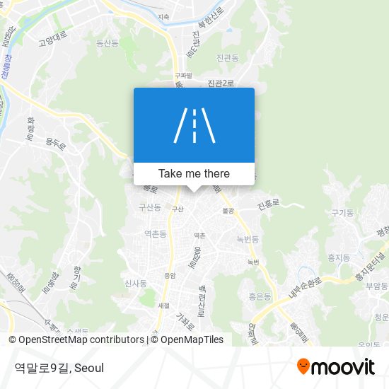 역말로9길 map