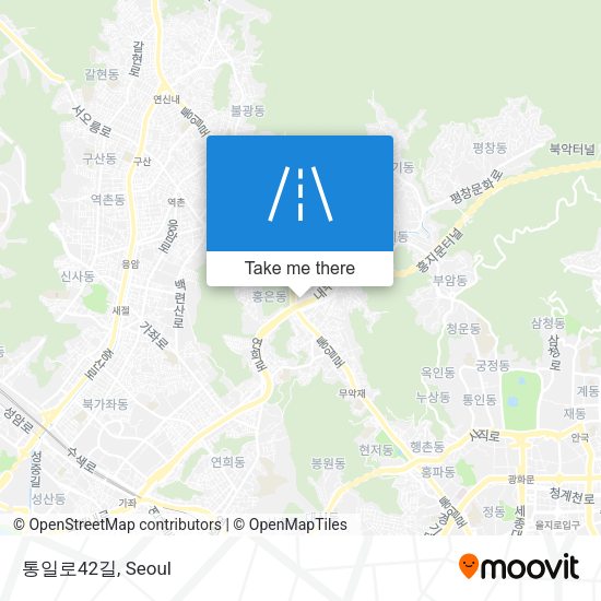 통일로42길 map