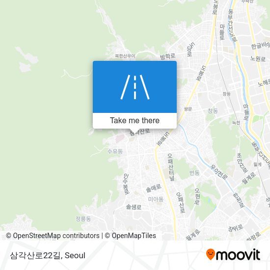 삼각산로22길 map