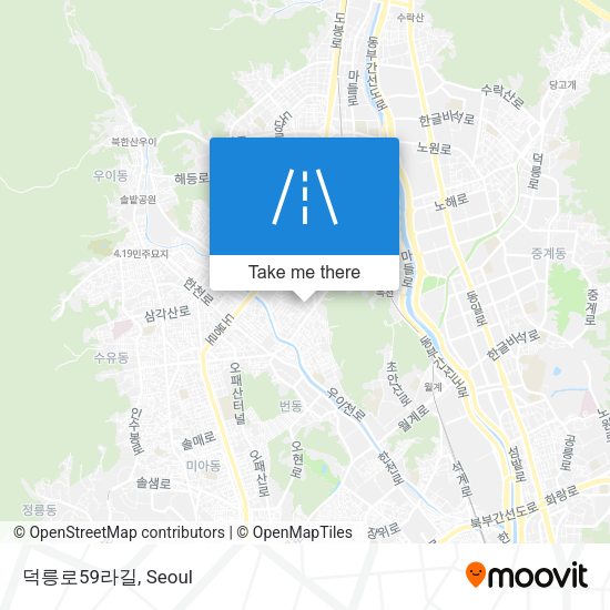 덕릉로59라길 map