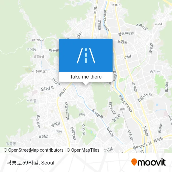 덕릉로59라길 map