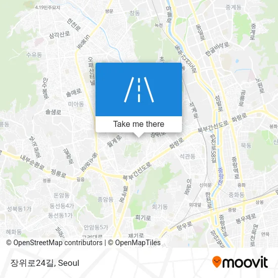 장위로24길 map