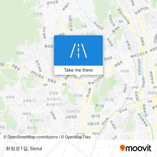 화랑로1길 map