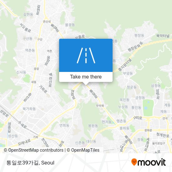 통일로39가길 map