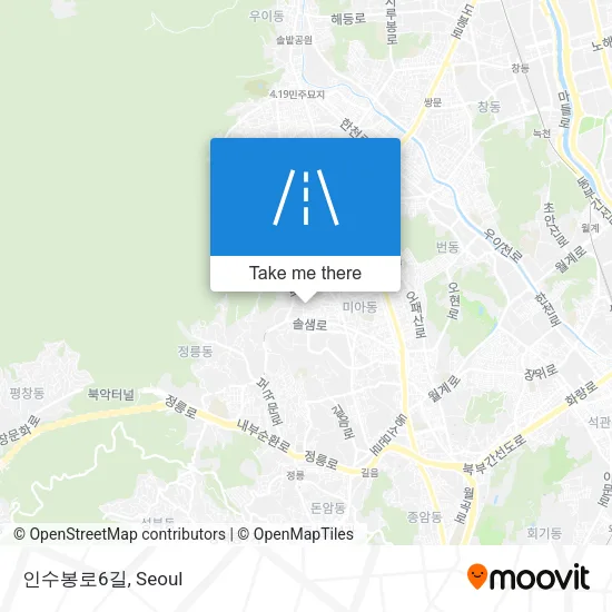 인수봉로6길 map