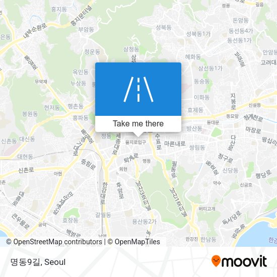명동9길 map