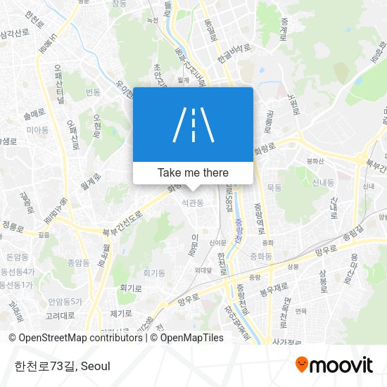 한천로73길 map