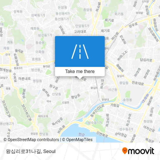 왕십리로31나길 map
