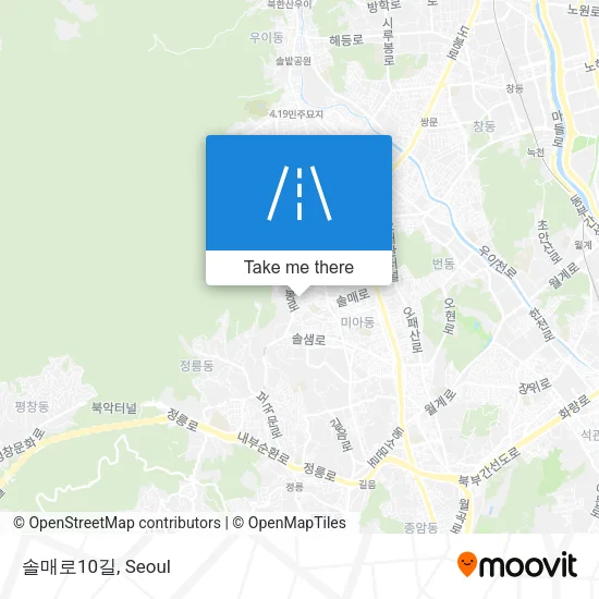솔매로10길 map