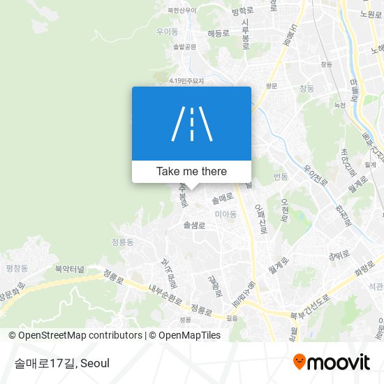 솔매로17길 map