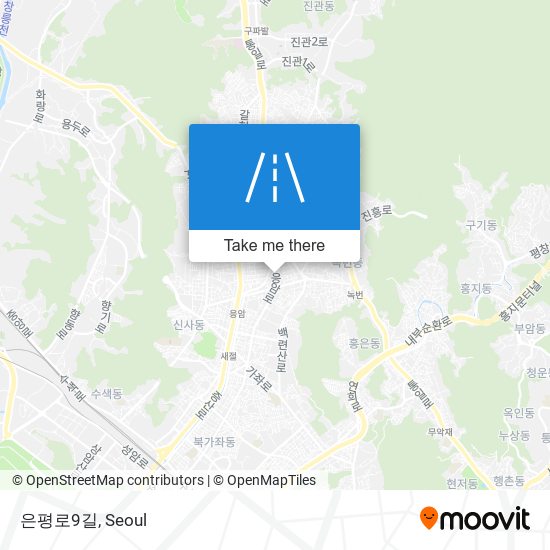 은평로9길 map