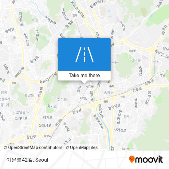 이문로42길 map