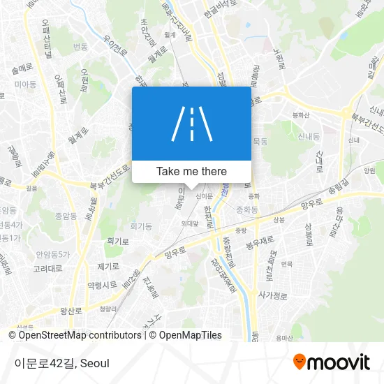 이문로42길 map