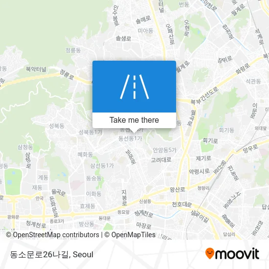 동소문로26나길 map