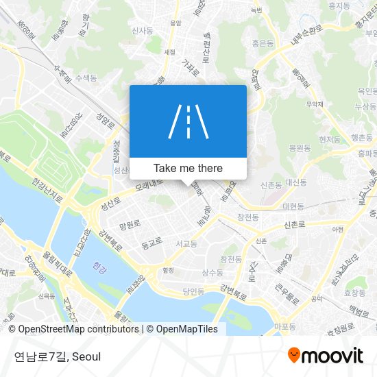 연남로7길 map
