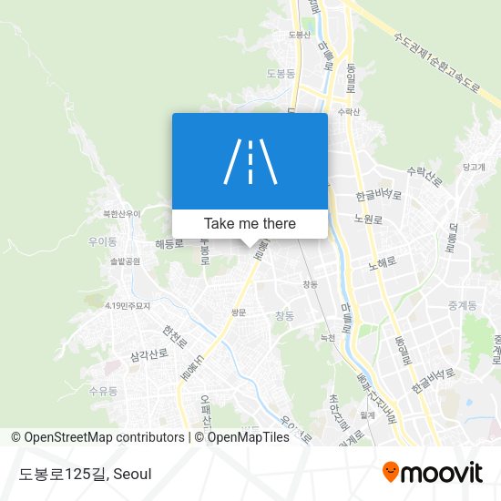 도봉로125길 map