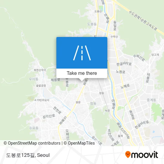 도봉로125길 map