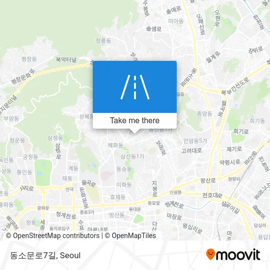 동소문로7길 map