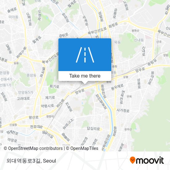 외대역동로3길 map