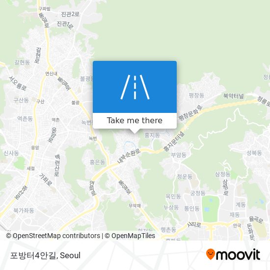 포방터4안길 map