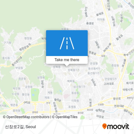선잠로2길 map
