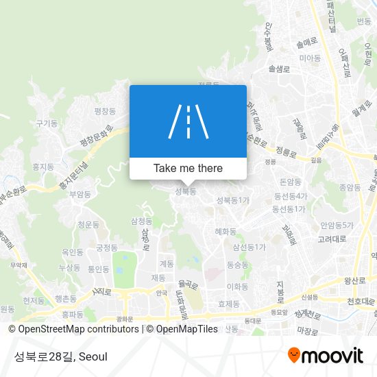 성북로28길 map