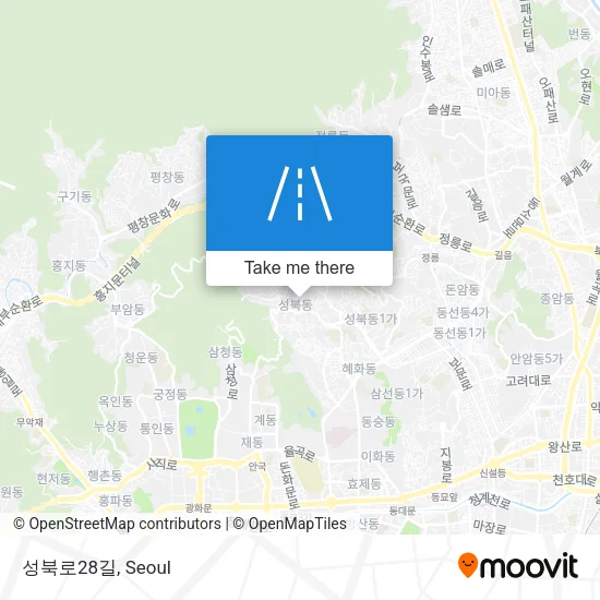 성북로28길 map