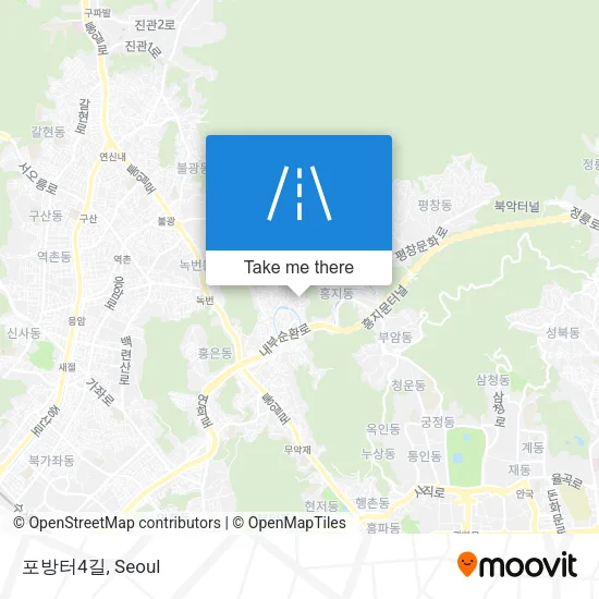 포방터4길 map