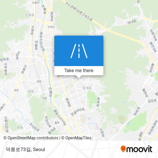 덕릉로73길 map