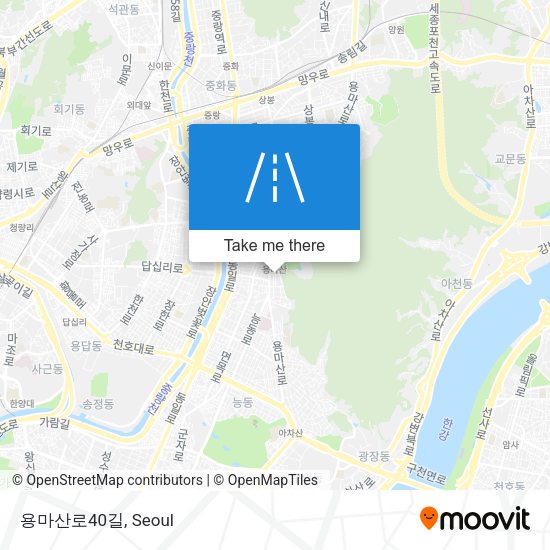 용마산로40길 map