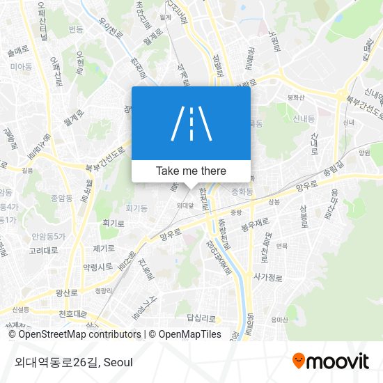 외대역동로26길 map