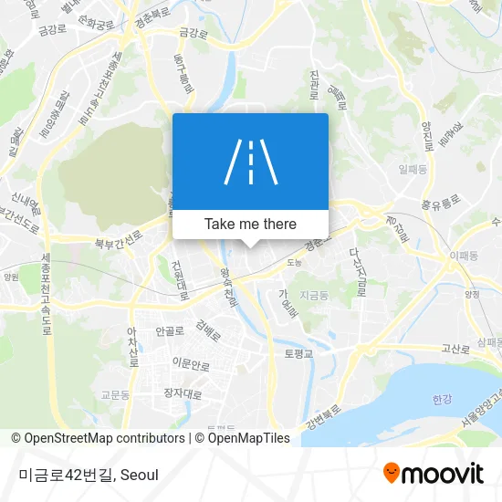 미금로42번길 map