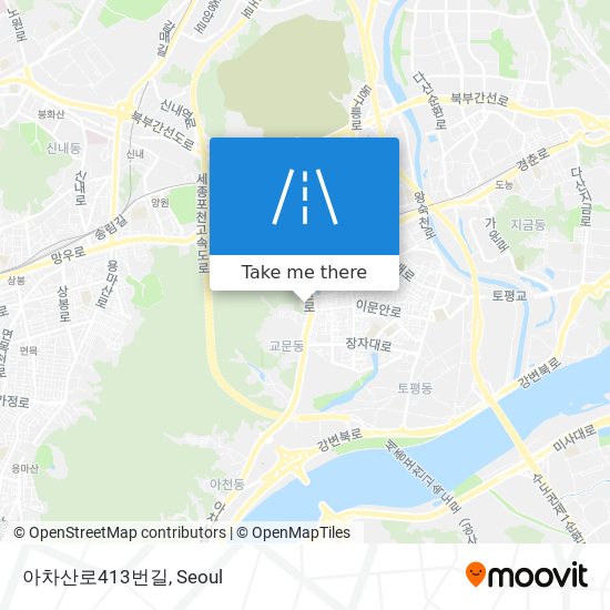 아차산로413번길 map