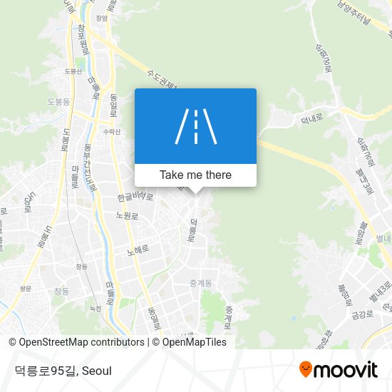 덕릉로95길 map