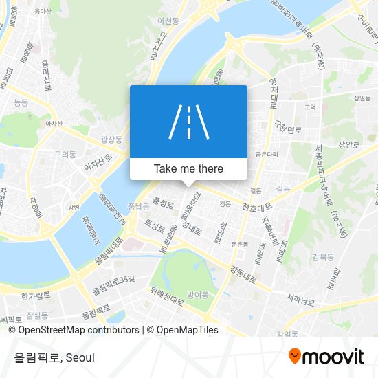 올림픽로 map