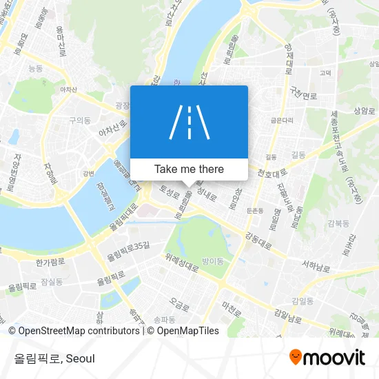 올림픽로 map