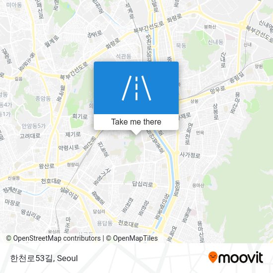 한천로53길 map