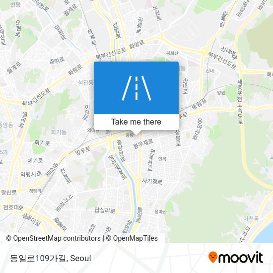 동일로109가길 map