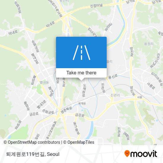 퇴계원로119번길 map