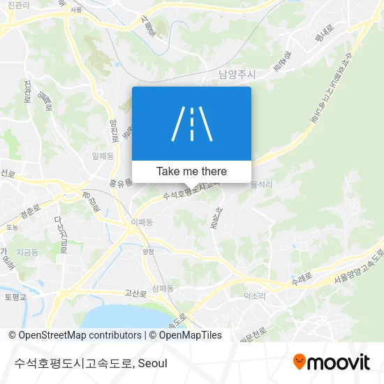 수석호평도시고속도로 map
