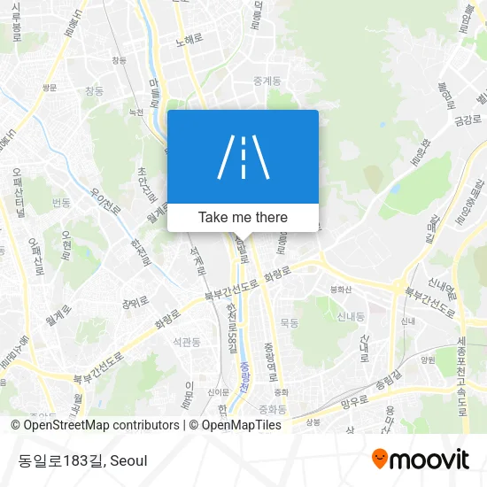동일로183길 map