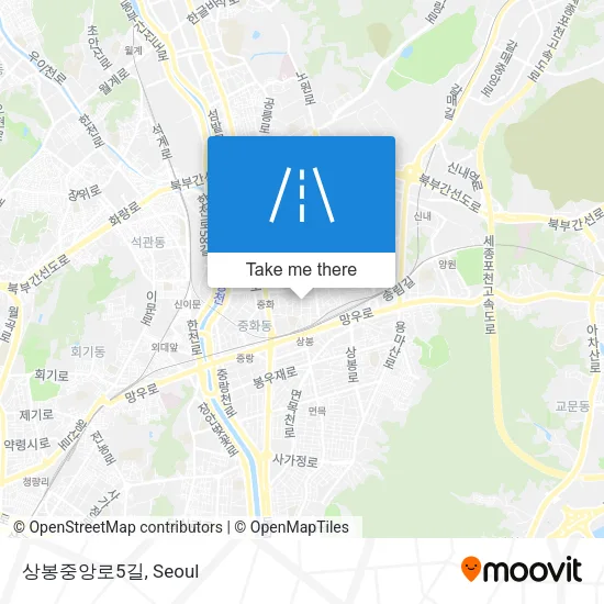 상봉중앙로5길 map