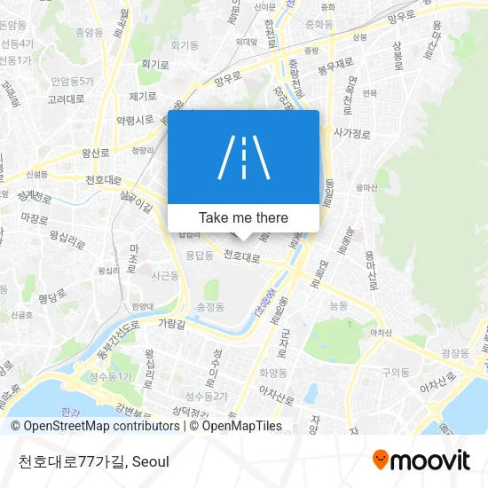 천호대로77가길 map