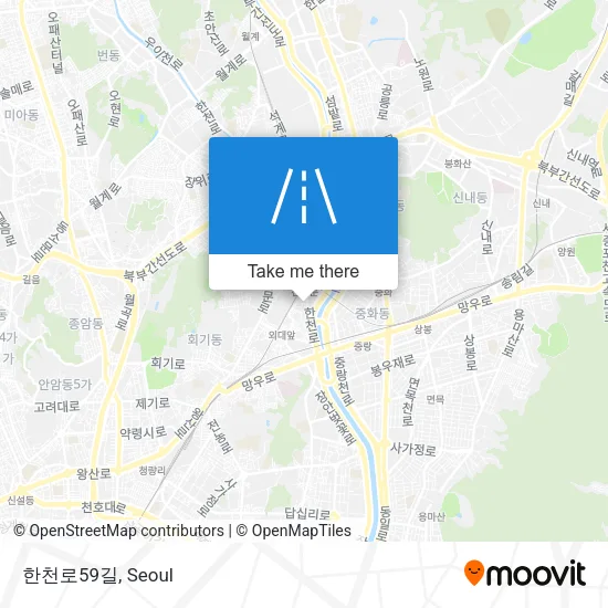 한천로59길 map