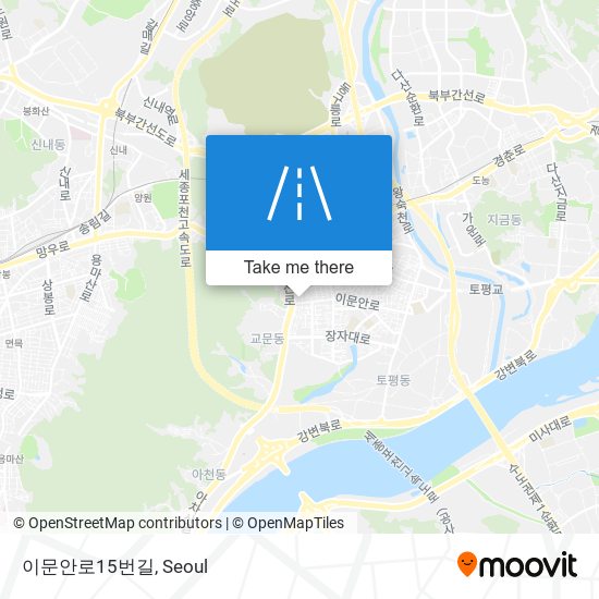 이문안로15번길 map